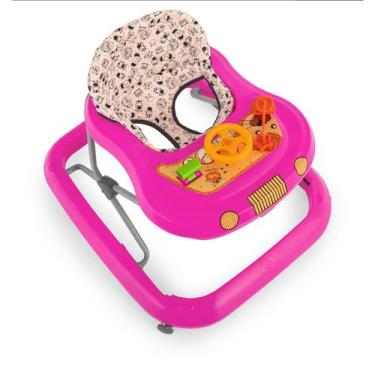 Imagem de Andador Bebê Tutti Baby Safari II Rosa Centro de Atividades