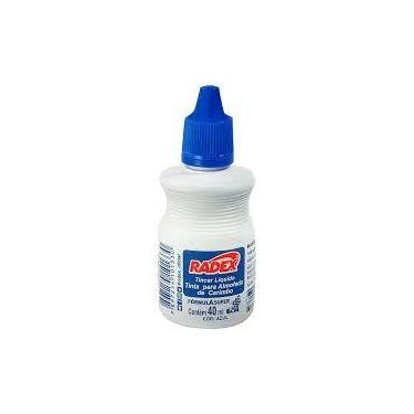 Imagem de Tinta Refil De Carimbo Radex Azul 40ml
