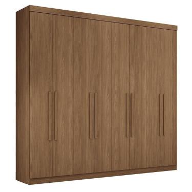 Imagem de Guarda Roupa Casal Master New 8 Portas Jatobá - Santos Andirá Jatobá