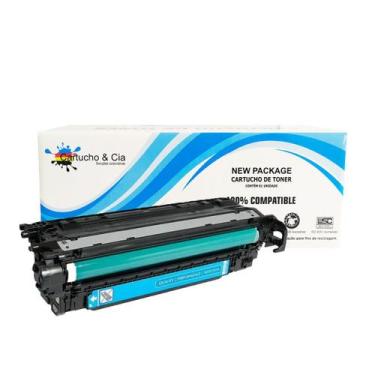Imagem de Toner Compatível Ce251A 504A Ciano Cm3530 Cp3525Dn Cp3525 6K - Cartuch