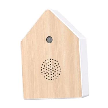 Imagem de menolana Caixa de som de canto de pássaros, áudio realista, portátil, inteligente, cantando, ruído ambiente interno para decoração de lareira de