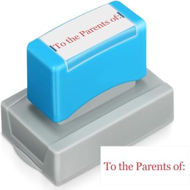 Imagem de Saypacck Carimbos de professores autotintados para professores caixa de seleção para sala de aula (pais)