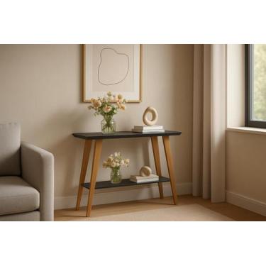 Imagem de Buffet Aparador Monaco Tampo E Prateleira Em MDF Robusto - Valuchi, Pr