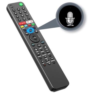 Imagem de Controle remoto de substituição de voz RMF-TX500U aplicável para Sony Bravia TV KD-75X75CH XBR-55A8H XBR-55X950G XBR-65A8H KD-65X750H XBR-49X950H XBR-75X900H XBR-75X850G XBR-650G 5 x 90 canais KD