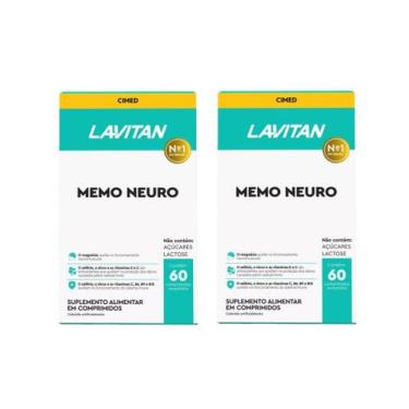 Imagem de Kit 2 Suplemento Lavitan Memo Neuro 60 Comprimidos - Cimed