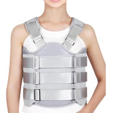 Imagem de Cinta Toracolombar Fixa Ajustável, Toracolombar Inflável Cinta Fixa Para Cifose, Osteoporose, Escoliose Leve E Suporte Pós-cirúrgico, B, XL