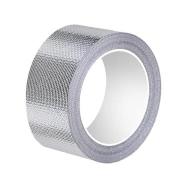 Imagem de KAIYUEMAOYI Fita de Fibra de Vidro E Folha de Alumínio, Adesiva, Retardante de Chamas, Multiuso, para Vedação E Reparo de Dutos de Metal, Largura de 5 Cm