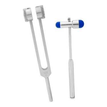 Imagem de Kit Diapasão Médico 128 Hz + Martelo De Reflexo Buck - BIC