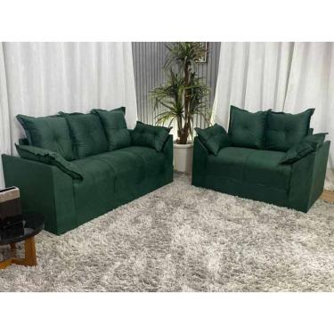 Imagem de Sofá 2 e 3 Lugares Verde 200 Paris