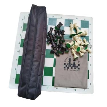 Imagem de Colaxi Jogo de tabuleiro de portátil para viagem, brinquedo estratégico rolável, conjunto de jogo de tabuleiro de enrolável para reunião, Tapete de 34 Cm