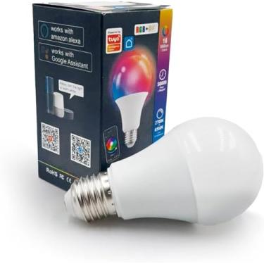 Imagem de Lâmpada LED Wifi Inteligente 15W Bivolt RGB Compatível Alexa Assistente - Controle por Voz