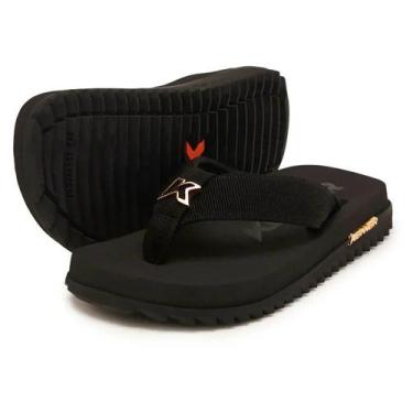 Imagem de Chinelo Kenner Infantil Kivah Preto, Conforto e Estilo, Preto, 27/28