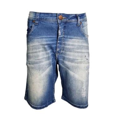 Imagem de Bermuda Masculina Jeans Squadrão Plus Size