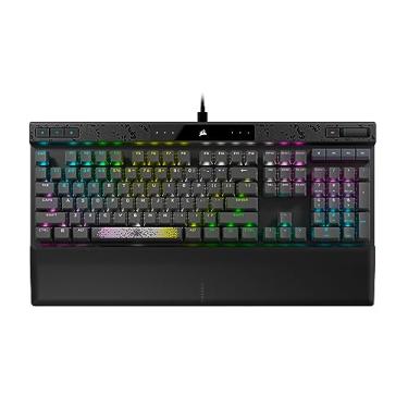Imagem de CORSAIR Teclado para jogos K70 MAX RGB magnético-mecânico com fio - Interruptores MGX de atuação ajustável - Modo de disparo rápido - Teclas PBT Double-Shot - Compatível com iCUE - Layout QWERTY NA -