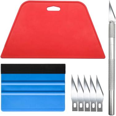 Imagem de Kit de ferramentas de alisamento de papel de parede para aplicação de papel de contato adesivo película de janela vinil