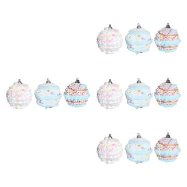 Imagem de predolo 12x Pingentes de enfeites de bola de Natal, adereços para fotos, de 6 cm, decoração pendurada para feriados