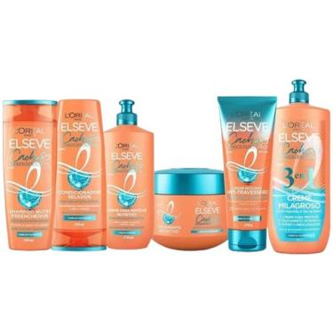 Imagem de Kit Elseve Cachos Longos Do Sonhos Completo 6 Itens