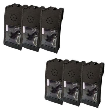 Imagem de Kit 6 Capas de Couro De Rádio Baofeng UV9R UV-9R PLUS - LELLIS ROCHA