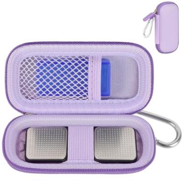 Imagem de Capa para monitor de frequência cardíaca compatível com AliveCor KardiaMobile ECG pessoal/para AliveCor KardiaMobile 6L, 6L Max/para monitor cardíaco Sec. Suporte de armazenamento adequado para