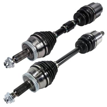 Imagem de Par de eixos de eixo CV dianteiro e lado do passageiro compatível com Hyundai Sonata, para Kia Optima NCV75118, 49501D4450, 49501D4450SJ 2 peças