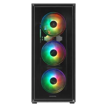 Imagem de Gabinete Gamer Concórdia Monster, Mid Tower, ARGB, Lateral Vidro Temperado, 4 Fans