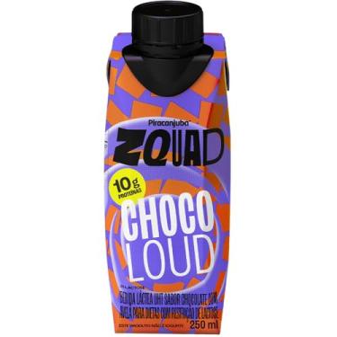 Imagem de Piracanjuba Bebida Láctea ZQUAD 10g CHOCOLOUD 250ml