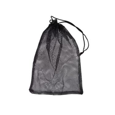 Imagem de Sacos de cordão de malha respirável | Armazenamento esportivo de nylon multiuso para equipamentos de atividade | Construção durável (20 x 30 cm)