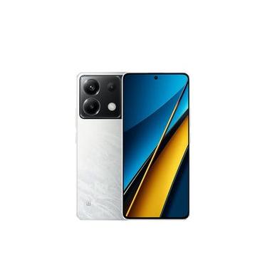 Imagem de Smartphone POCO X6 5G Branco, 256GB, Tela 6,67", 8GB De RAM, Câmera Traseira Tripla, Android 13 E Processador Octa-Core