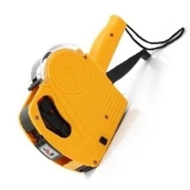 Imagem de Etiquetadora Manual Rotuladora De Preços 8 Dígitos - MX-5500 Kit Completo: 10 Rolos de Etiquetas + 1 Refil de Tinta Extra (AMARELO)