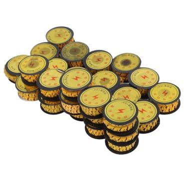 Imagem de Cryfokt Conjunto de Marcadores de Numeração de Fios Cortáveis ​​para Cabos de Fio para Computadores, Pacote de 26 Marcadores de Cabos de Conduíte (10m²)