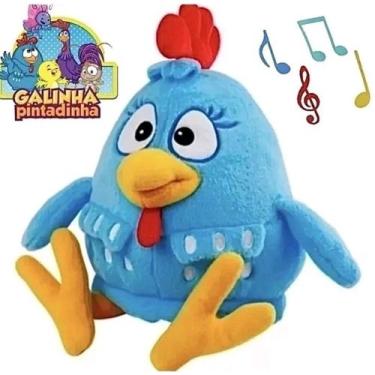 Imagem de Bichinho de Pelúcia Galinha Pitadinha mede 35 cm lindíssima - Rottagir