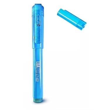 Imagem de Kit Com 3 Canetas Identificadora Dinheiro Falso C/Luz Negra