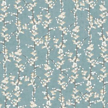 Imagem de Papel De Parede Hana Floral Azul 1904-1