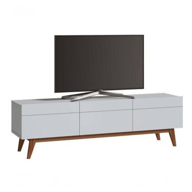 Imagem de Rack Classic 3g Branco Acetinado - Imcal Móveis