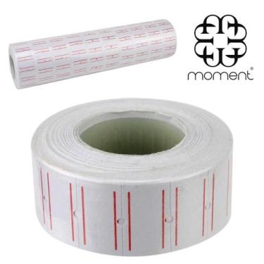 Imagem de Etiqueta Branca Etiquetadora 10 Rolos 6000 Adesivos 21X12Mm - Moment