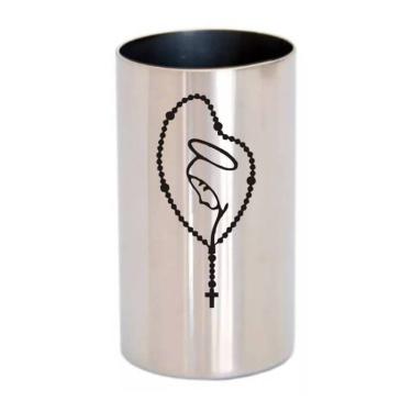 Imagem de Copo Cuia Tereré Inox Redondo Rosário