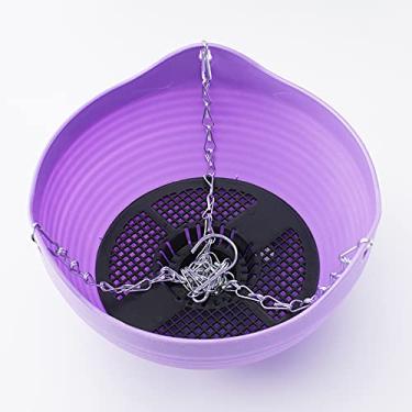 Imagem de Vaso de Suculenta Chlorophytum em Cesto Pendente com Gancho Suspensão Plástico Auto-Absorvente para Interior Cultivo Suculentas Ferramenta Prática e Confortável Uso Residencial Alto Padrão Fácil Usar