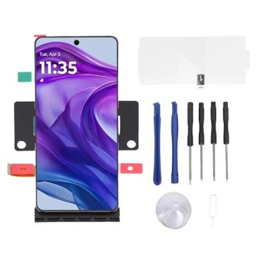 Imagem de EBTOOLS Substituição de tela de telefone, para Razr 2024/50/50 Ultra, tela sensível ao toque OLED de 6,9 polegadas, 2640 x 1080, acessórios de peças de reparo de telefone, suporte de impressão digital