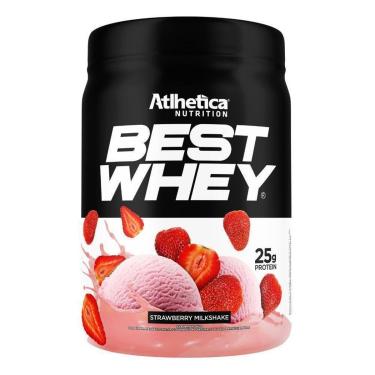 Imagem de Best Whey Isolado Hidrolisado Morango 450g - Atlhetica-Unissex