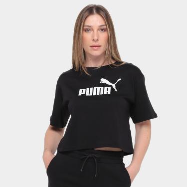Imagem de Camiseta Cropped Puma N.1 Logo Relaxed Feminina-Feminino