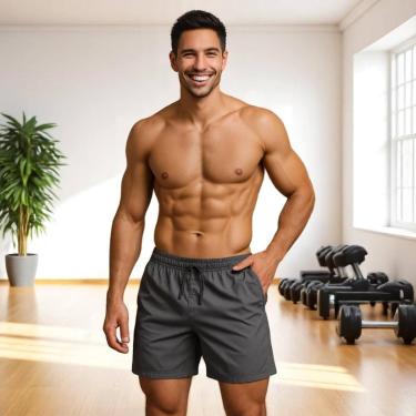 Imagem de Shorts Bermuda Praia Academia Corrida Masculino TACTEL GROSSO ELITE 499-Masculino