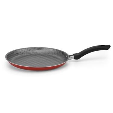 Imagem de Frigideira Antiaderente para Tapioca – Panqueca e Crepe 14 cm e 22 cm (Vermelha,14cm)