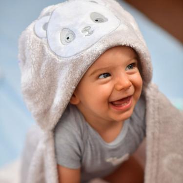 Imagem de Manta Soft Fleece para Bebê 1,00 m x 85 cm com Capuz Baby Joy