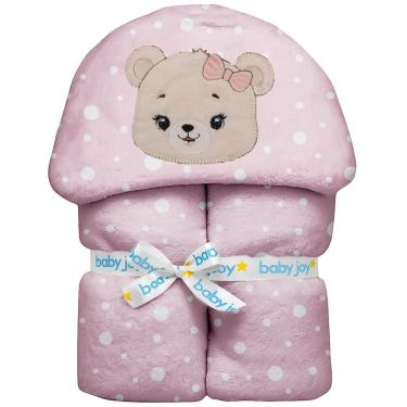 Imagem de Manta Soft Fleece para Bebê 1,00 m x 85 cm com Capuz Baby Joy