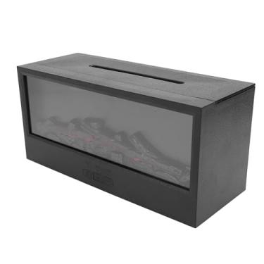 Imagem de aqxreight Difusor de óleo Essencial para Lareira Com Chama 3D 150ml Luz de Chama Colorida USB Umidificador Difusor de Aromaterapia Silencioso Com Temporizador Remoto para Quarto A Névoa Espirrando