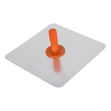 Imagem de Whtkoph Placa de Gesso de Alumínio, Portátil, de Canto, Fácil de Segurar, Suporte para Placa de Argamassa com Alça para Cimento de Alvenaria, 34.5 Cm X 11 Cm