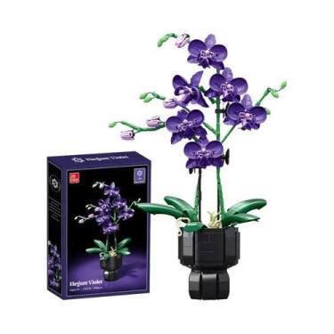 Imagem de Orquídea Cymbidium Phalaenopsis Flores Eternas Planta Em Vaso Blocos D