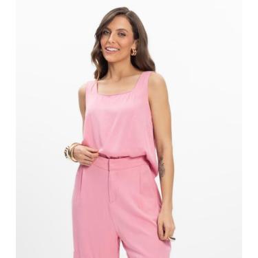 Imagem de Regata Viscose Double Feminina Endless Rosa, G, Rosa