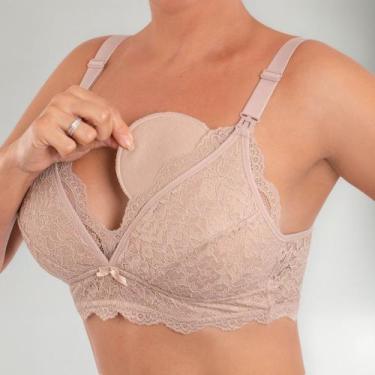 Imagem de Sutiã Rendado Amamentação Gestantes Sem Bojo Liebe 413400 casapaula, C