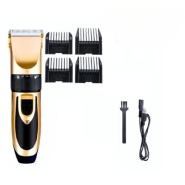 Imagem de Kit Tosar Pet Máquina de Tosa Pet Profissional + Tesoura e Pente Tosador de Pelos Bivolt(KIT 7 PECES)